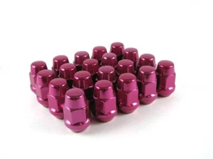 Lug Nuts Bulge Acorn 12x1.25 Nut 20 for Nissan Subaru Red L - Picture 1 of 1