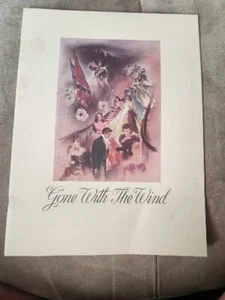 Vintage 1939 GONE WITH THE WIND Movie Program Clark Gable Vivien Leigh - Picture 1 of 5