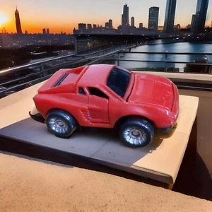 Vintage 1988 Galoob Micro Machines Ferrari Testarossa Deluxe Red Nice Shape! - Picture 1 of 8