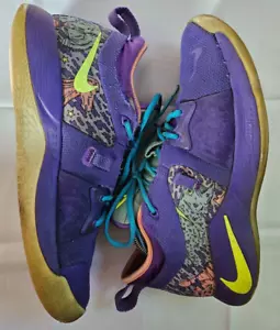 Nike Zoom A02986-001 PG2 Mamba Mentality Herren Gr. 11 lila grün Paul George - Bild 1 von 7
