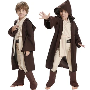 Star Wars Jedi Knight Luke Skywalker Karneval Kostüme Kinder Jungen Cosplay SetХ - Bild 1 von 9