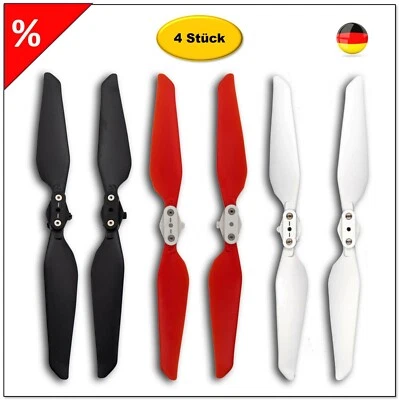 4 x Ersatz-Propeller für FIMI X8 SE Drohne /Schwarz / Weiß / Rot - Bild 1 von 4