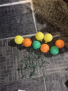 Vintage Blow Mold Plastic patio lights GE Party Globes No Light Bulbs Included - Picture 1 of 10