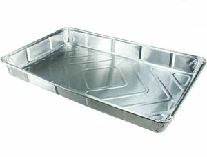 Foil Baking Trays Large Tray Bake Containers Aluminium Disposable 12" x 8" Grill - Picture 1 of 7