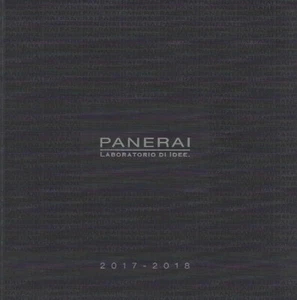 PANERAI Luxury Watch SOFTCOVER CATALOG 2017 2018 - 202 Pages - Imagen 1 de 11