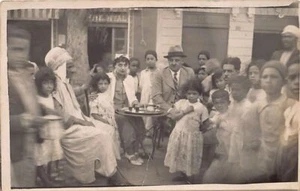 Algérie - ORAN - Scène de Café - CARTE PHOTO 22 juillet 1936 - Imagen 1 de 2
