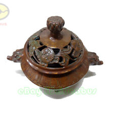 Xuande Incense Burner Yunnan Variegated Glimmer Speckle Copper Decor Ornament