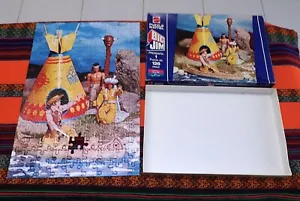 Puzzle BIG JIM 126 pcs - Mattel 0854 QUASI COMPLETO Tenda indiana teepee - Foto 1 di 2