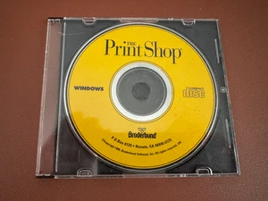 The Print Shop CD (1996) Broderbund Windows PC logiciel d'édition vintage - Photo 1/2