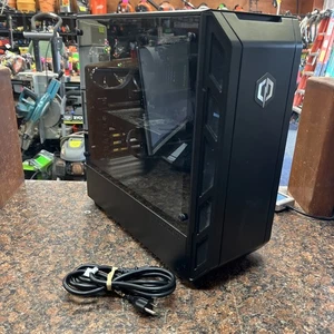 CyberPowerPC Gaming Desktop AMD Ryzen 5 5500 8GB Memory AMD Radeon RX 6500 XT Q1 - Picture 1 of 11