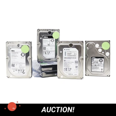 (24TB) 6xDell / Seagate/Toshiba 4TB SAS 6-12GB/s 3.5" HDD VARIOUS BATCH - Bild 1 von 4