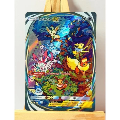 Eevee Eeveelutions Immersive - Grove - Pokemon Pocket FANMADE Full Alt Art HOLO - Image 1 of 4