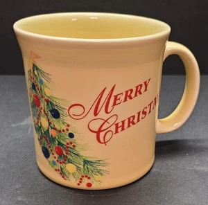 Homer Laughlin Fiesta Christmas Tree Merry Christmas Mug - Picture 1 of 1