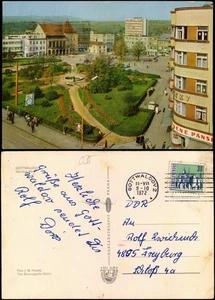 Postcard Zlin (Gottwaldov) Zlín Platz, Namesti Miru 1972 - Bild 1 von 3