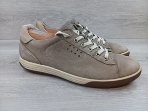 Ecco Chase II Damen Sneaker Braun Leder Freizeit Komfort Schuhe Größe 8,5 - Bild 1 von 11
