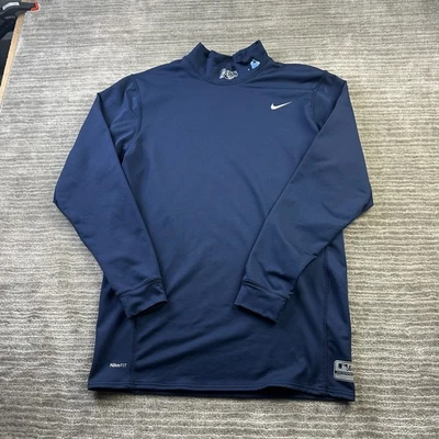 Tampa Bay Rays Nike Shirt Mens 2XL XXL Blue Warmup Compression Player Issued - Image 1 of 4