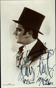 Ak Schauspieler Harry Piel, Portrait im Profil, Zylinder, Autogramm - 4118705 - Picture 1 of 2