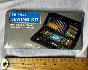 Vintage 58-Piece Sewing Kit (Appears Some Pieces Missing) - Picture 1 of 6