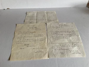 BÜRGERKRIEG 3 DOKUMENTE KAMPFMITTEL & MUNITION 2 KAMPFMITTEL ABTEILUNG BRIEFKOPF 1939 AUFGEWENDET - Bild 1 von 9