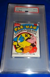 1980 Fleer Pac-Man Wax Pack Graded PSA 8 NM-MT - Picture 1 of 5