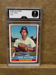 1976 Topps #530 Don Sutton Sigma 7 - Imagen 1 de 2