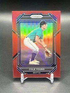 Cole Young 108/199 Red 2023 Panini Prizm Baseball #22  - Picture 1 of 3