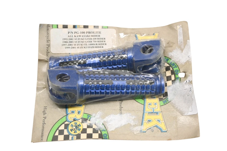 Prolite Kawasaki Suzuki Blue Rider Peg Kit GSXR 600 750 SV65 - Изображение 1 из 3