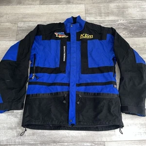 Klim Aggressive Sled Wear Jacket Gore-Tex XL Blue Padded Shoulders - Picture 1 of 11