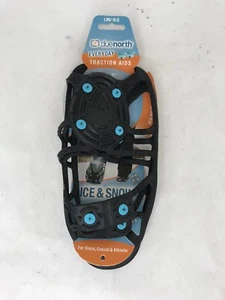Due North LRG-XLG Everyday Ice Traction Aids Eis Schnee Wandern über Schuhe schwarz - Bild 1 von 12