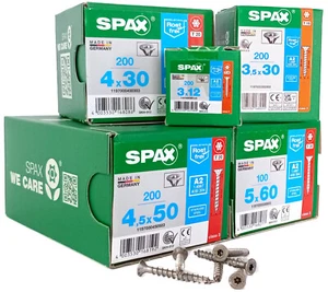 Spanplattenschrauben Edelstahl Spax Torx A2 Vollgewinde Universalschrauben - Bild 1 von 2
