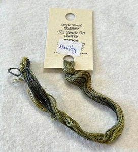 The Gentle Art - Sampler hilo dental de algodón - madeja de 10 yardas edición limitada - Bull Frog - Imagen 1 de 1