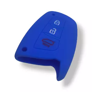 Funda de llaves HYUNDAI azul llavero con el protector para mando de coche - Bild 1 von 4