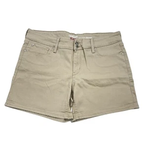 Denizen Levi's Modern Shorts High Waisted Cuffed Tan Women's 16 Shorts Casual - Picture 1 of 10