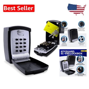 Secure Punch Button Key Storage Box for Homes and Offices - Wall Mount Ready - Picture 1 of 12