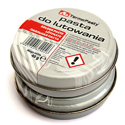 New Flux Soldering Paste Tin 40g For Electronics SMD Plumbing DIY UK TOP Quality • 2.67£