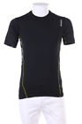 Reebok Sport Shirt Fitness Workout Logo Print L schwarz Grau-T&#246;ne
