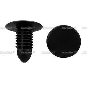 50 Trim Panel Retainer Black Nylon Clip Plastic Fastener Rivet For Toyota Hiace - Bild 1 von 3