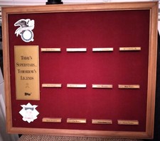 Topps Danbury Mint Tomorrow's Legends Hall of Famers Baseball Card Display