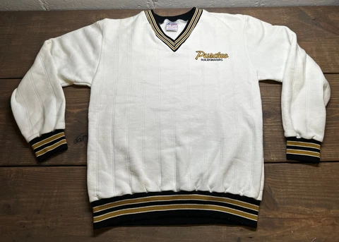 Vintage Pioneer Sports Purdue Boilermakers V-Neck Sweatshirt Size L 80s/90s Cover