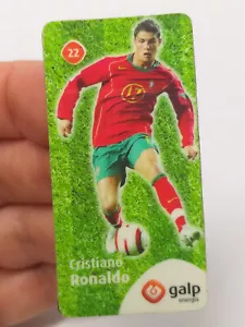 RARA TARJETA MAGNÉTICA CRISTIANO RONALDO #22 COLECCIÓN GALP COPA MUNDIAL 2006 - Imagen 1 de 9