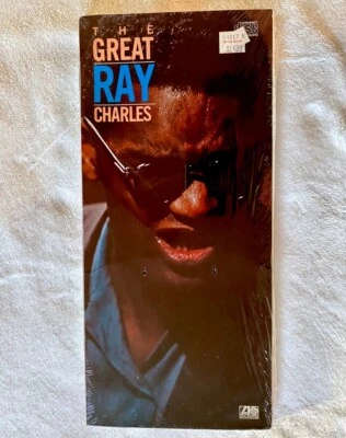 THE GREAT RAY CHARLES ORIGINAL LONGBOX CD SET SEALED 1987 BLACK COFFEE JOY RIDE - Image 1 of 4