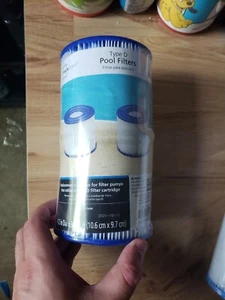 Mainstays. Pool Filter Type D Filters. Pack of 2. Brand New. Free Shipping. - Picture 1 of 1