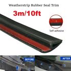 3M Rubber Car Door H Type Seal Strips Trim Soundproof Sealing Strip Weatherstrip