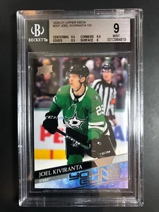 2020-21 Upper Deck Young Guns Rookie Joel Kiviranta BGS 9 - Picture 1 of 2