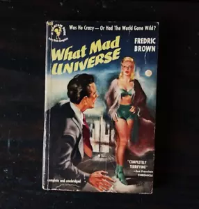 Fredric Brown - What Mad Universe - First Bantam Printing 1950 - Foto 1 di 5