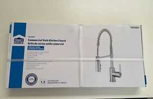 Grifo de cocina Project Source Flynt estilo comercial 2916841 NUEVO - Imagen 1 de 10