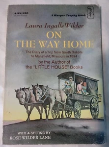 Vintage PB On the Way Home Laura Ingalls Wilder 1976 Little House on the Prairie - Imagen 1 de 3