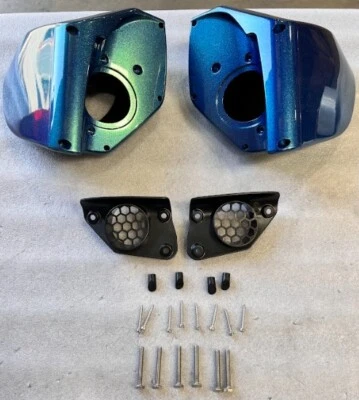 Cápsulas de altavoz OS&D Advanblack Daytona Blue 6,5" para King Tour Pack Foto 1 de 4