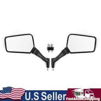 PAR DE ESPEJOS RETROVISORES NUEVOS NEGROS IZQUIERDO DERECHO 8MM 10MM para moto moto Foto 1 de 4