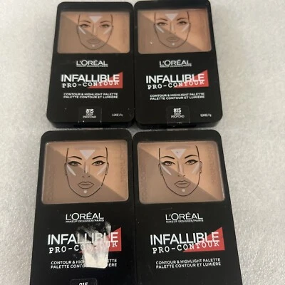 4 Loreal Infallible Pro Contour & Highlight Palette 815 DEEP - Image 1 of 2